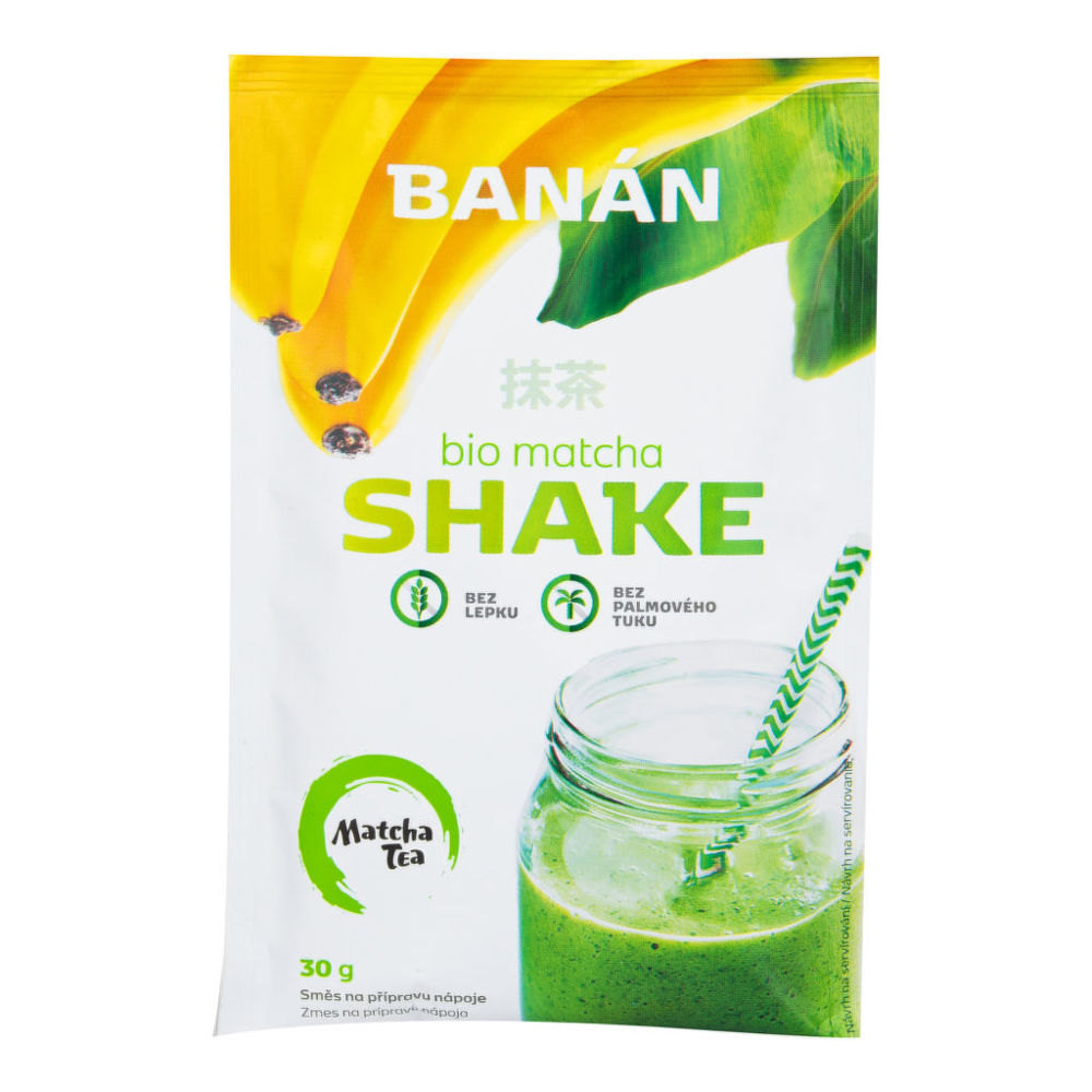 Matcha shake banán bezlepkový 30 g BIO   MATCHA TEA Amylon