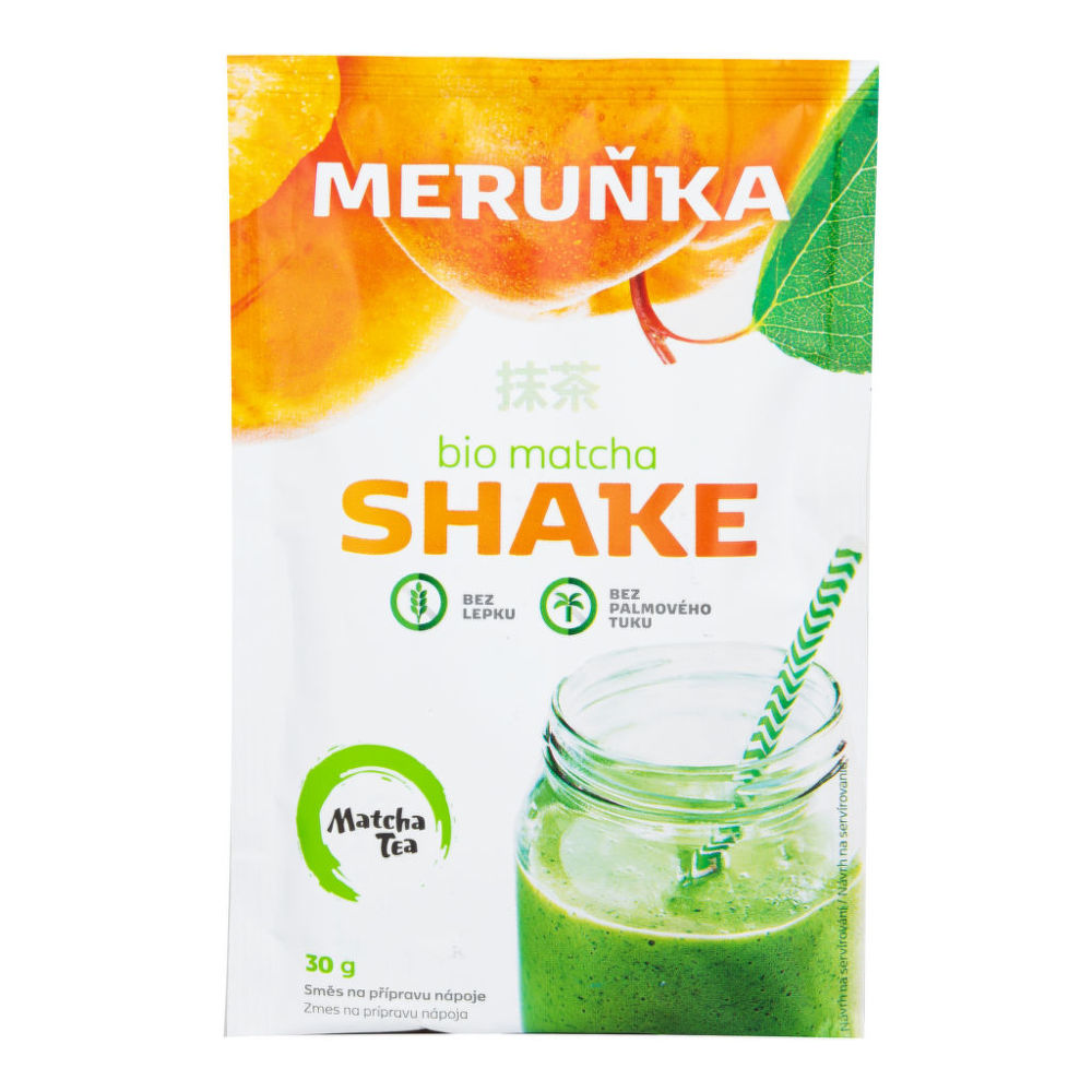 Matcha shake meruňka bezlepkový 30 g BIO   MATCHA TEA Amylon