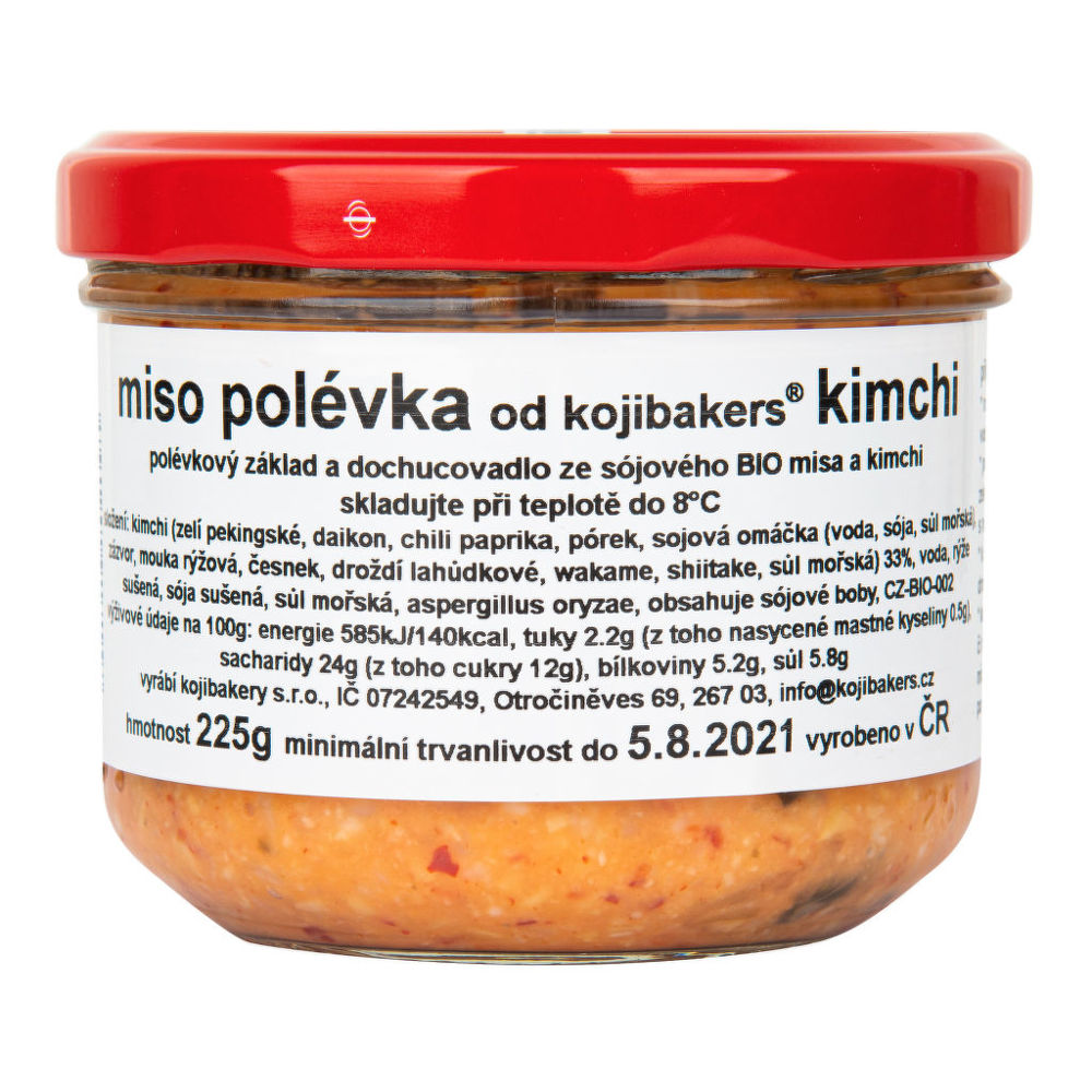 Miso polévka z Čech - kimchi 225 g   KOJIBAKERS Kojibakers