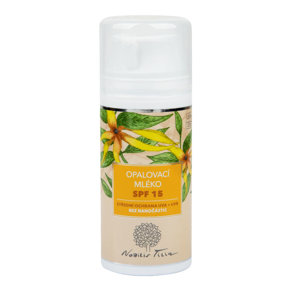 Mléko opalovací SPF 15 100 ml   NOBILIS TILIA Nobilis Tilia