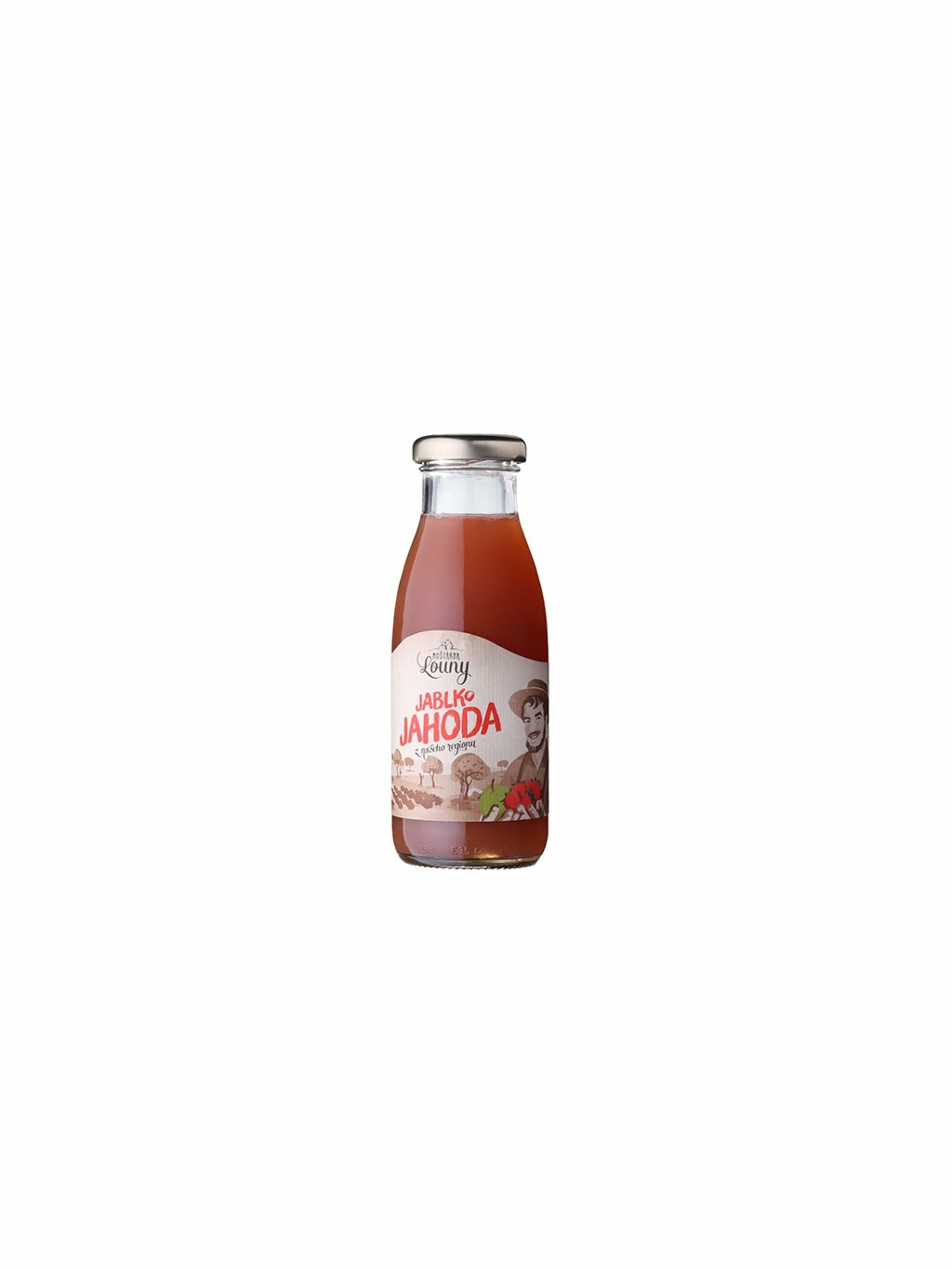 Moštárna Louny Mošt jablko/jahoda 80/20 % 250 ml