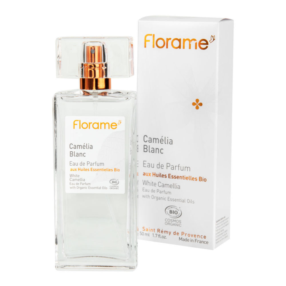 Parfémová voda přírodní CAMÉLIA BLANC — bílá kamélie 50 ml BIO   FLORAME Florame
