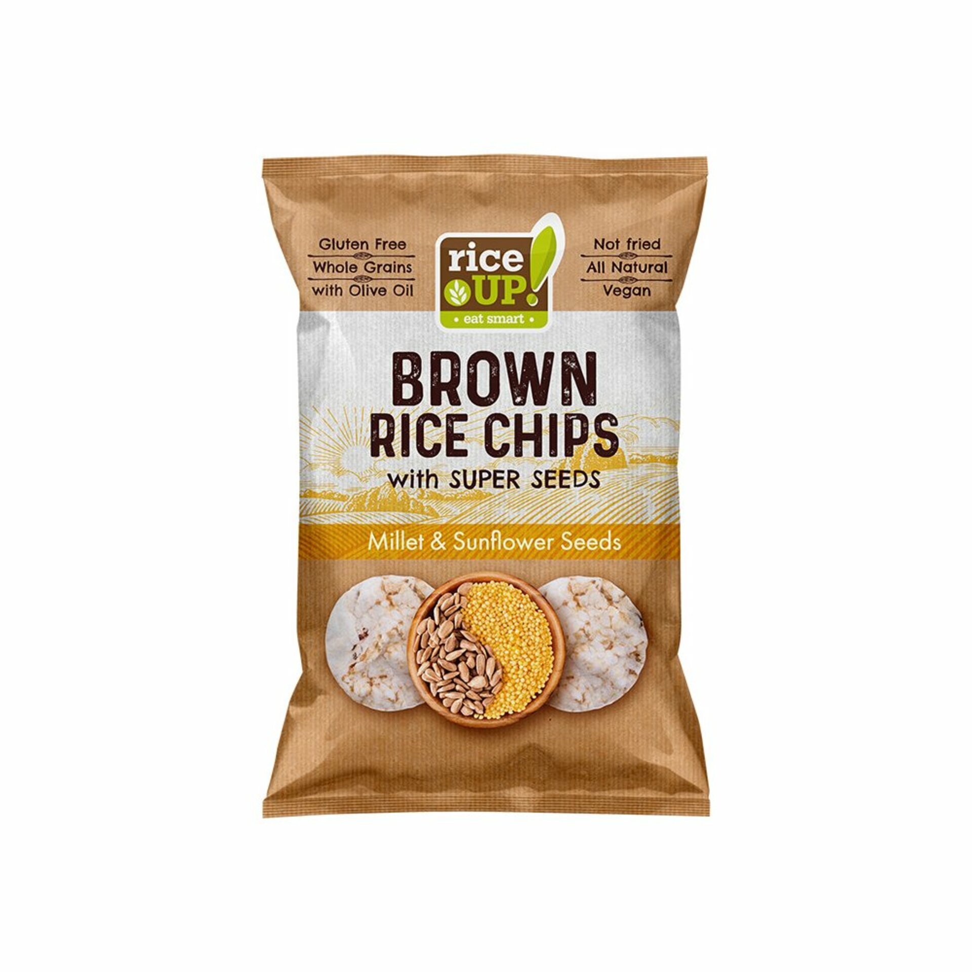 Rice Up Rýžové chipsy proso