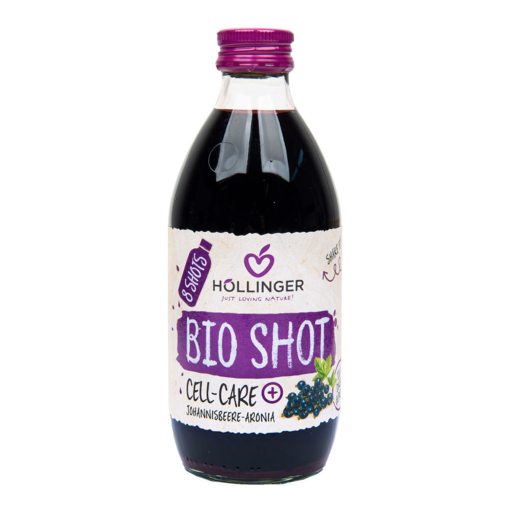 Shot černý rybíz 330 ml BIO   HOLLINGER Hollinger