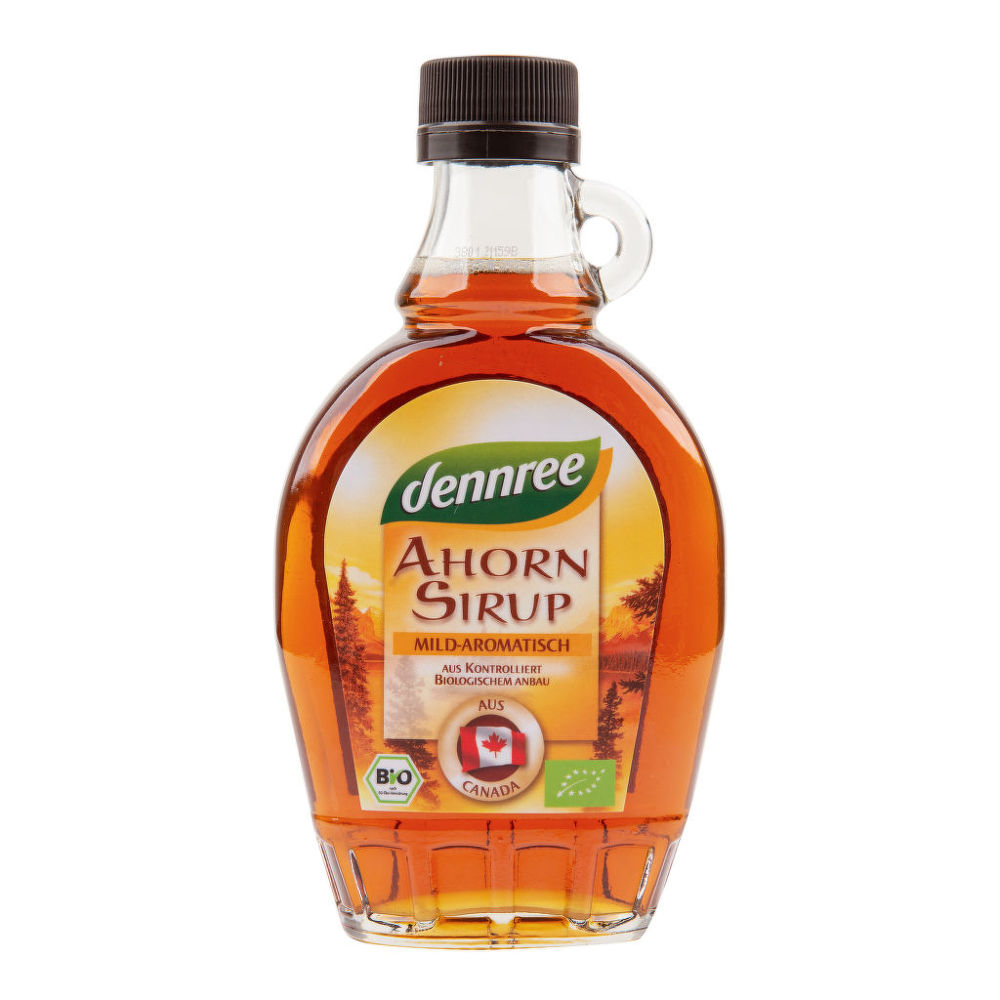 Sirup javorový Grade A světlý 250 ml BIO   DENNREE Dennree