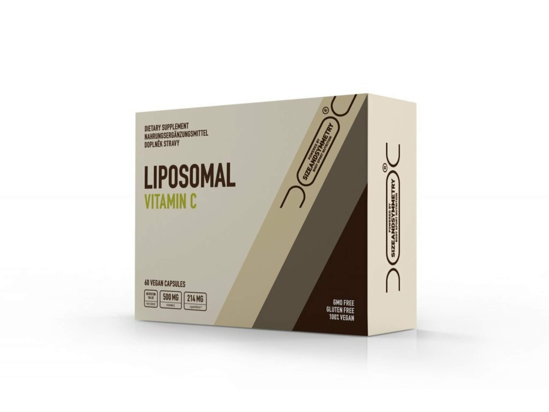 SizeAndSymmetry Liposomální Vitamín C 500 mg 60 kapslí