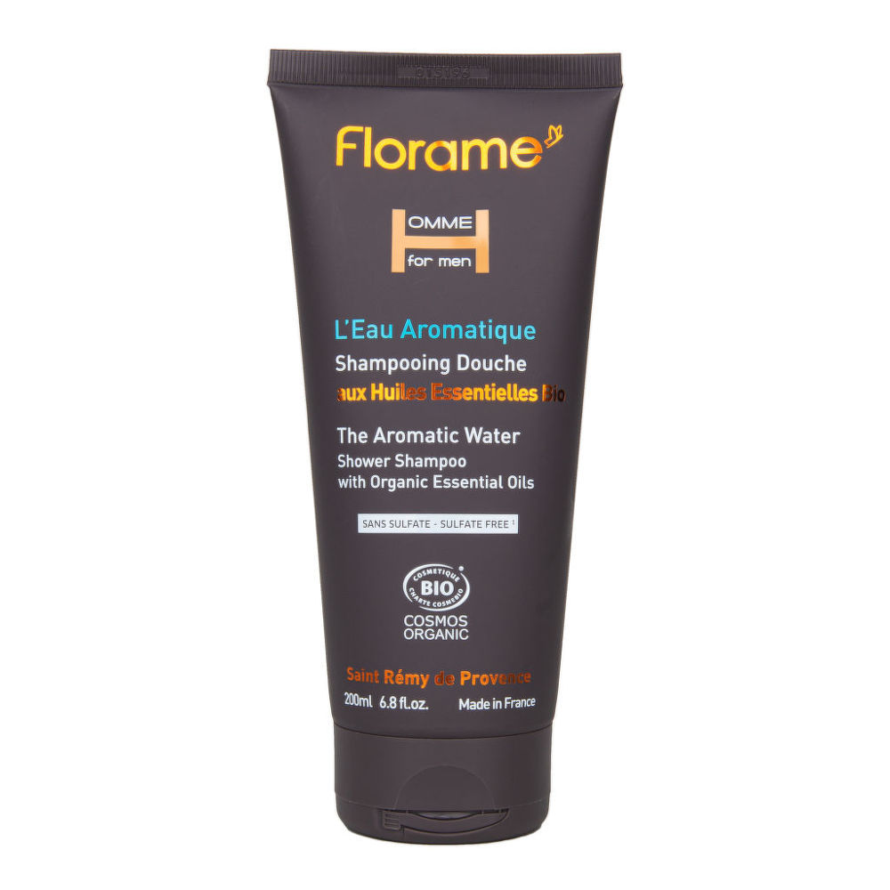 Sprchový šampon HOMME The Aromatic Water 200 ml BIO   FLORAME Florame