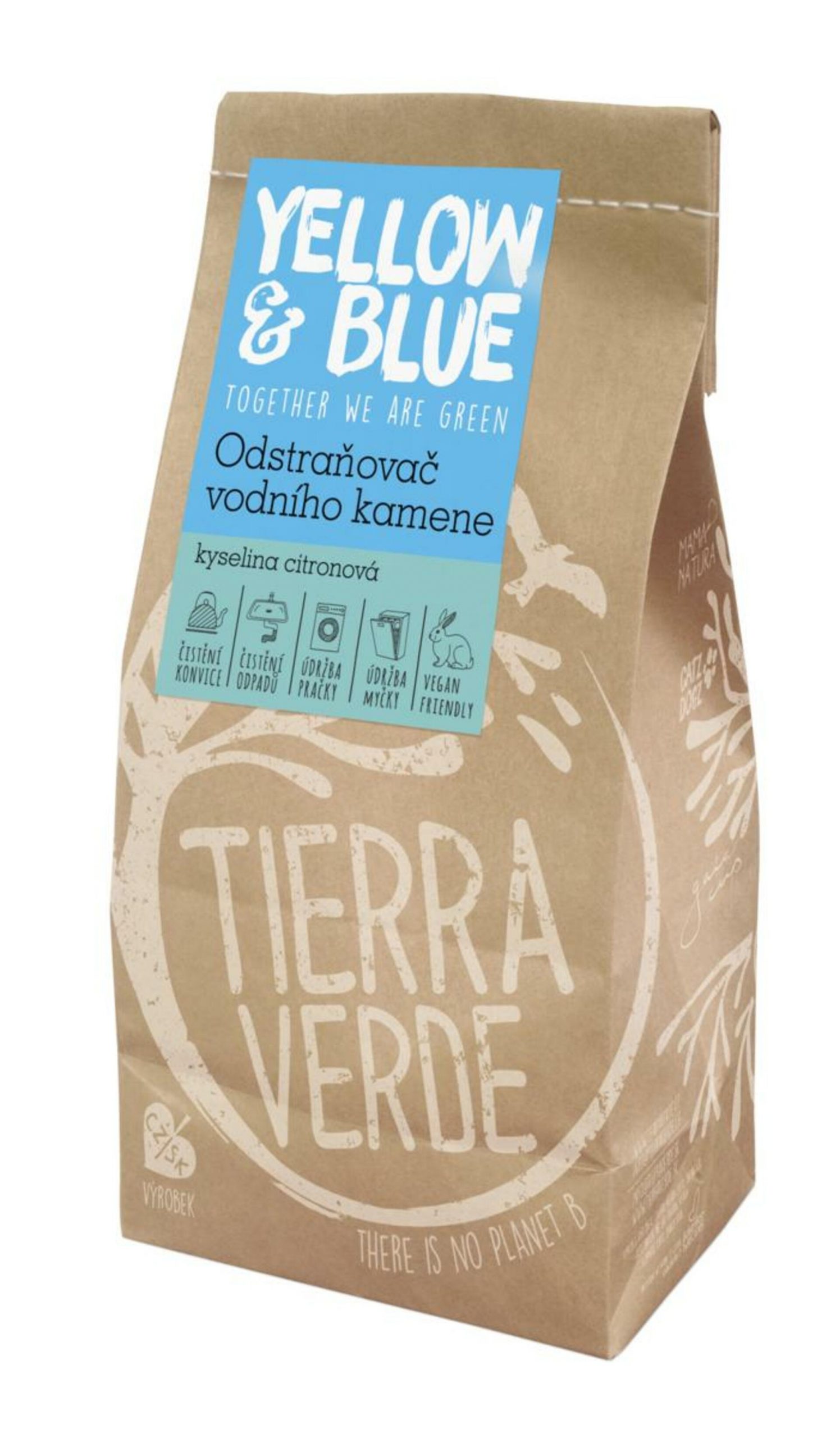 Tierra Verde Odstraňovač vodního kamene - kyselina citronová (papírový sáček) 1000 g