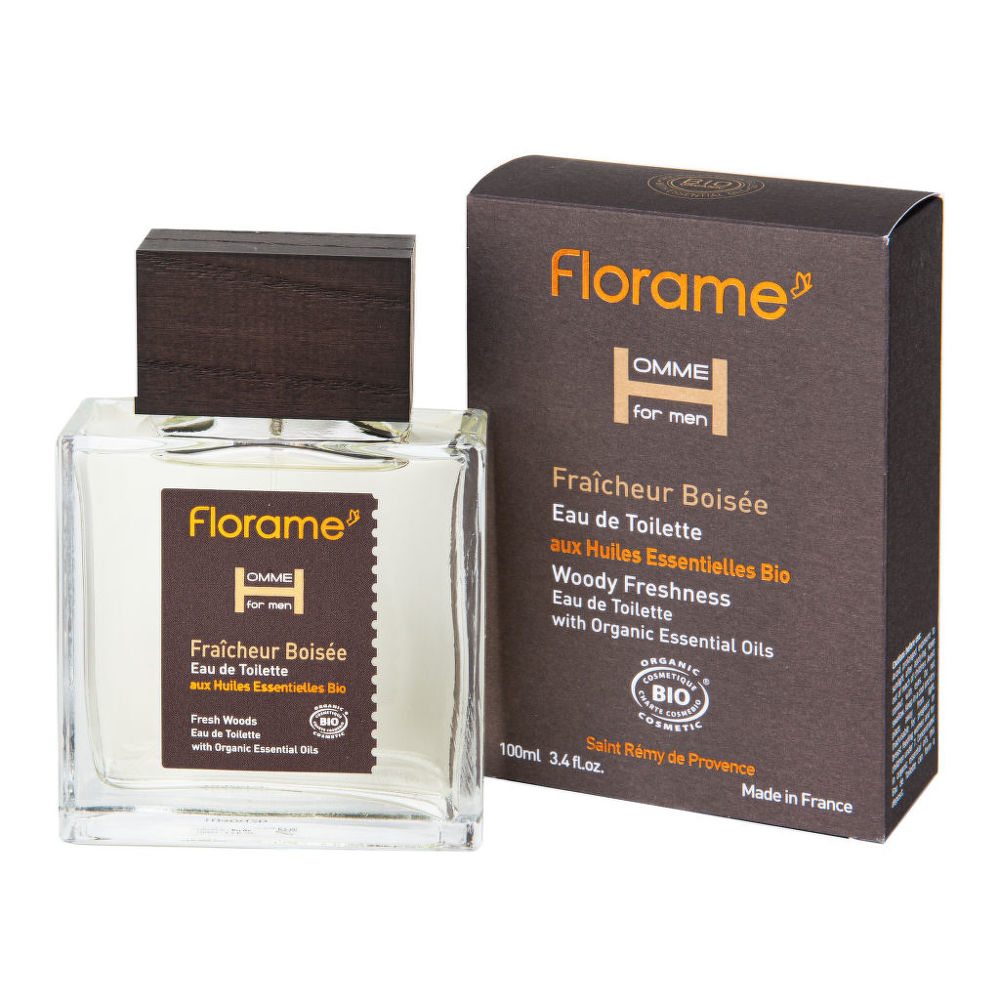 Toaletní voda HOMME Fresh Woods 100 ml BIO   FLORAME Florame