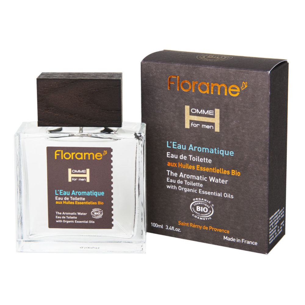 Toaletní voda HOMME The Aromatic Water 100 ml BIO   FLORAME Florame