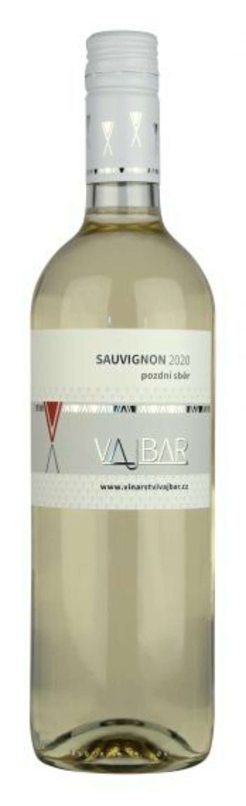 Vajbar Sauvignon jakostní víno s přívlastkem pozdní sběr 2020 suché 750 ml