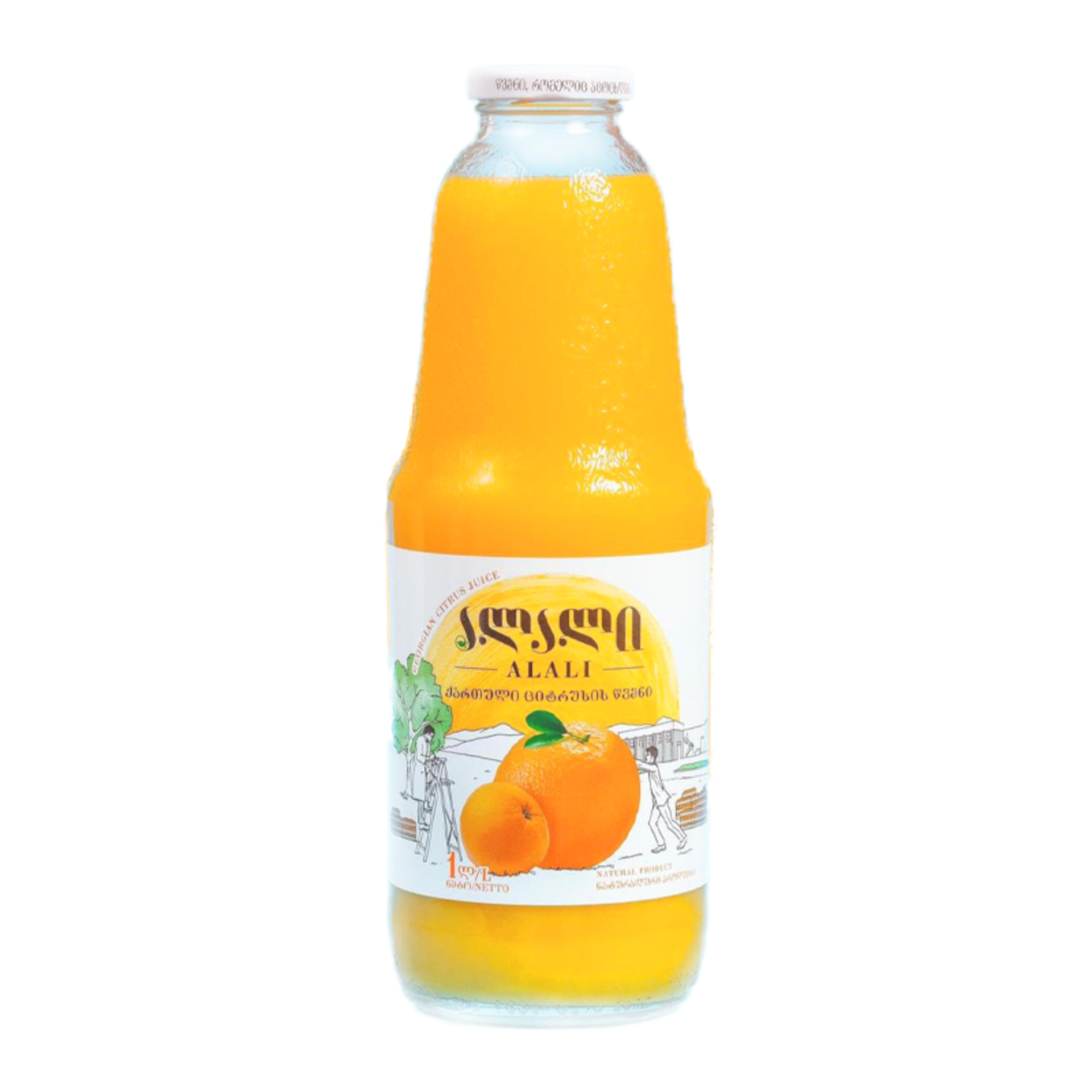 Alali 100% Ovocná šťáva pomeranč a mandarinka 1000 ml