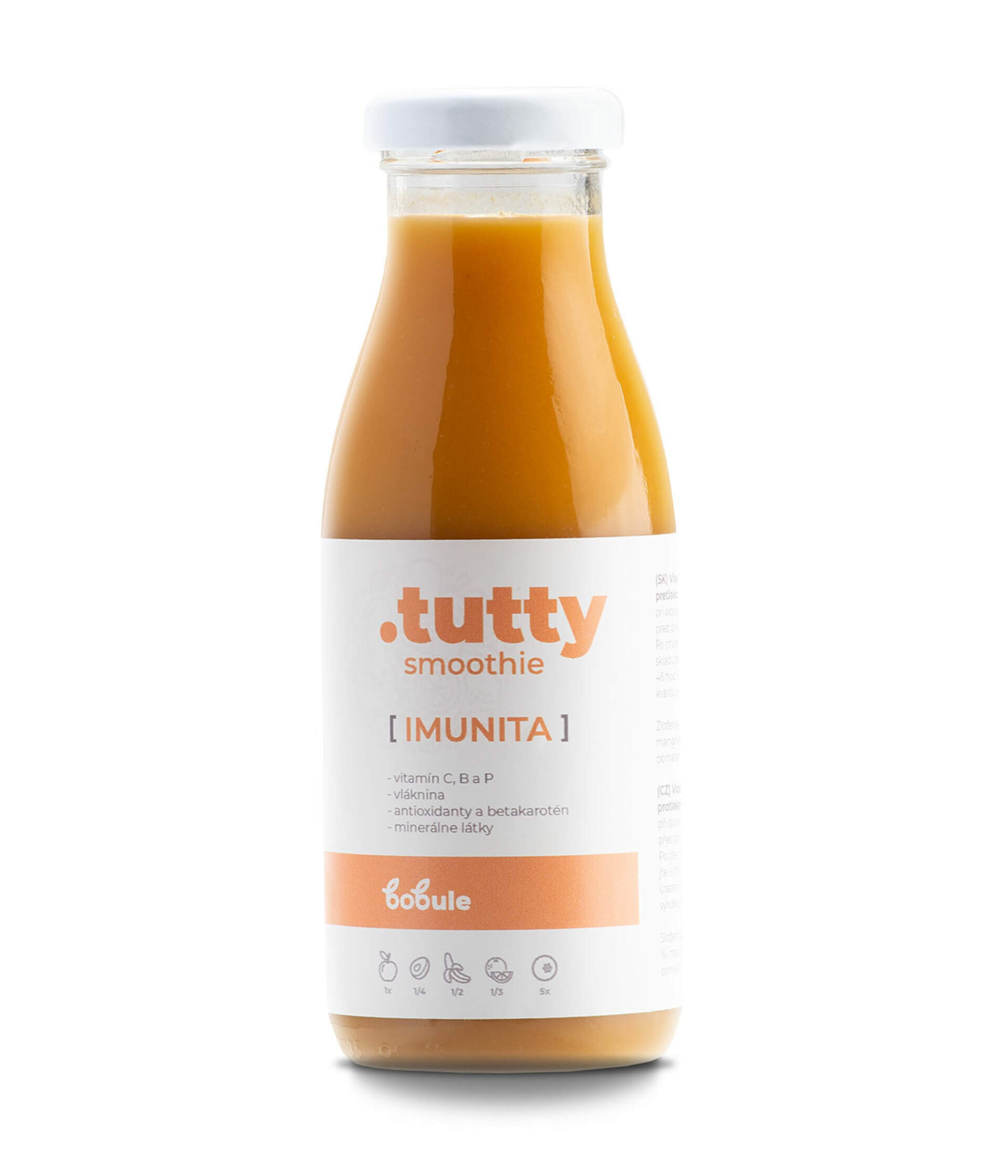 Bobule Tutty smoothie imunita ovocná šťáva 250 ml - expirace