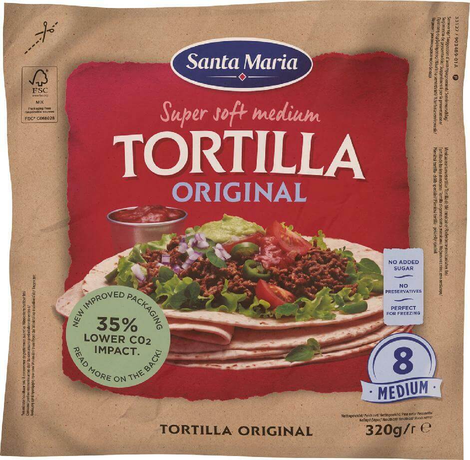 Santa Maria Soft tortilla 320 g - expirace