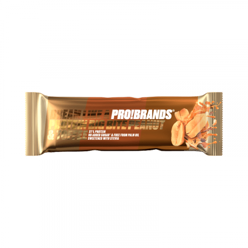 BIG BITE Protein bar 45 g bílá čokoláda karamel - PRO!BRANDS PRO!BRANDS