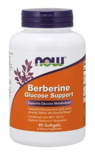 Berberine Glucose Support 90 kaps. - NOW Foods NOW Foods