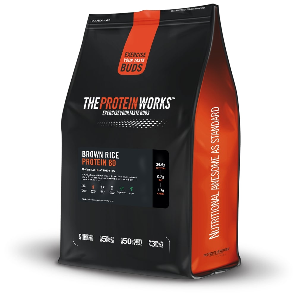 Brown Rice Protein 80 1000 g - The Protein Works The Protein Works
