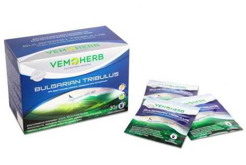 Bulgarian Tribulus Drink 30 x 5 g borůvka - VemoHerb VemoHerb