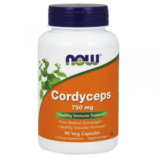 Cordyceps 750 mg 90 kaps. - NOW Foods NOW Foods