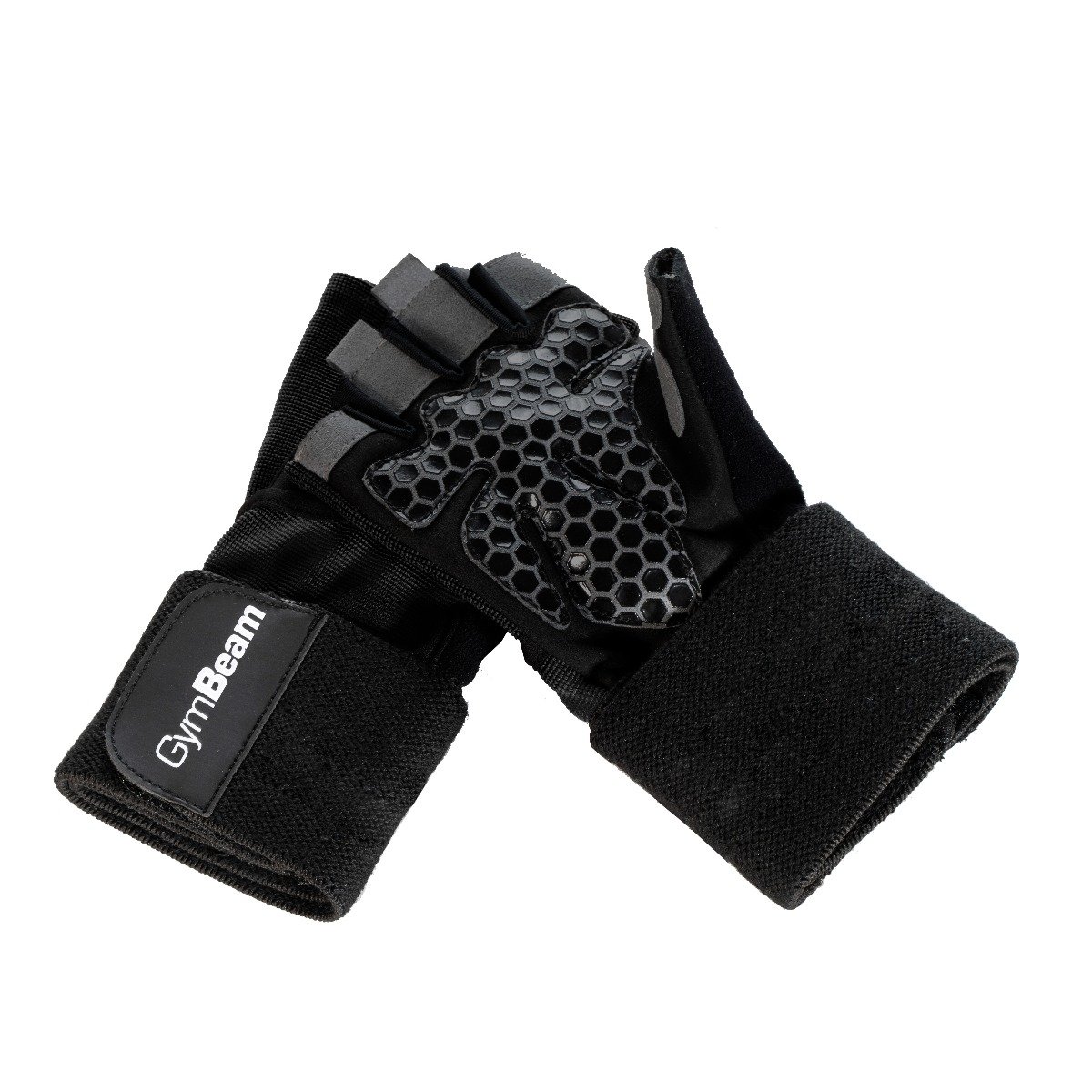 Dámské fitness rukavice Guard black L - GymBeam GymBeam