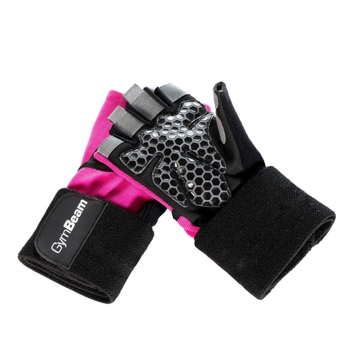 Dámské fitness rukavice Guard pink L - GymBeam GymBeam