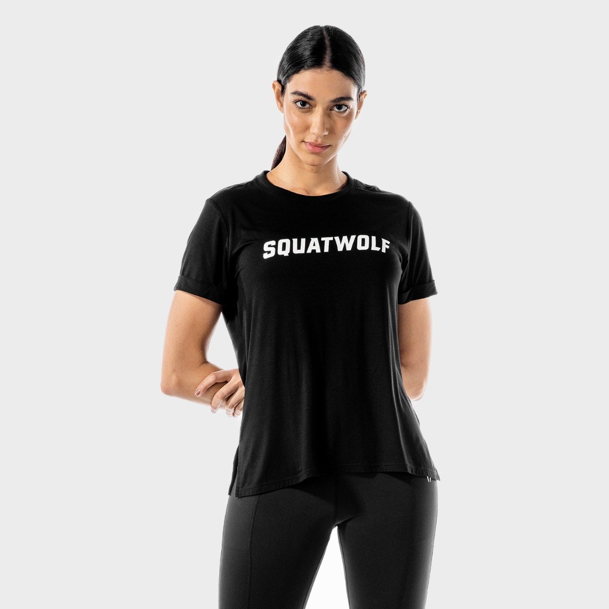 Dámské tričko Iconic Onyx L - SQUATWOLF SQUATWOLF