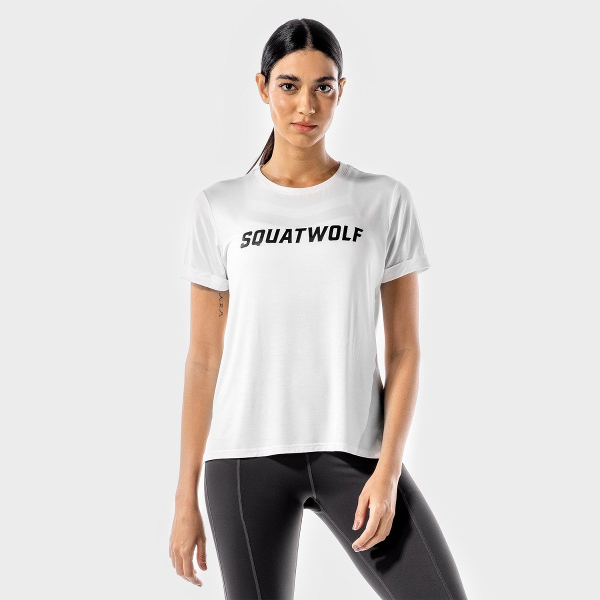 Dámské tričko Iconic White L - SQUATWOLF SQUATWOLF