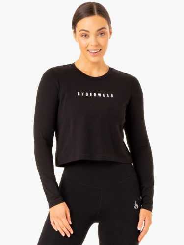 Dámské tričko Long Sleeve Top Foundation Black M - Ryderwear Ryderwear