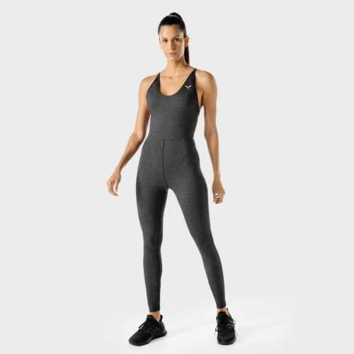 Dámský overal Strappy Catsuit Black Marl L - SQUATWOLF SQUATWOLF