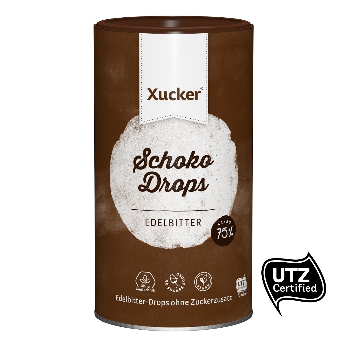 Dark Chocolate Drops 200 g hořká čokoláda - Xucker Xucker