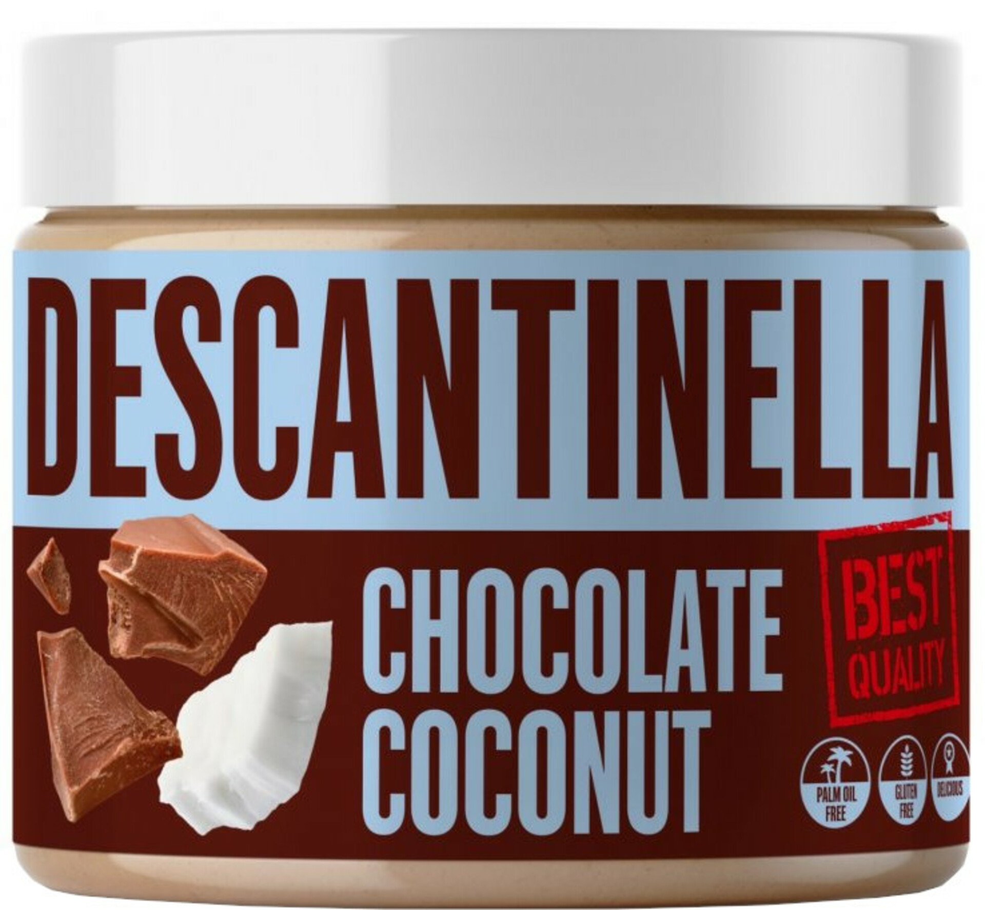 Descanti Descantinella Oříškový krém mléčná čokoláda a kokos 300 g