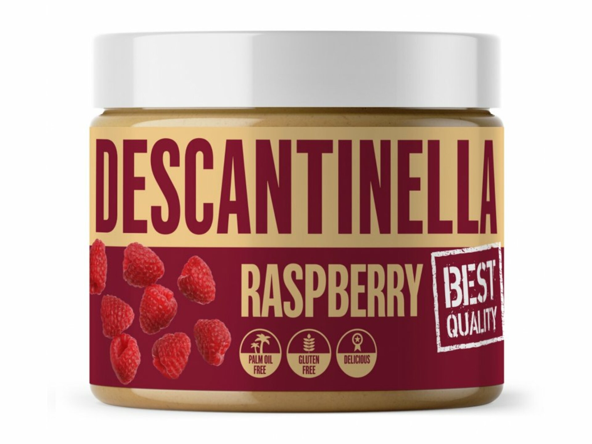 Descanti Descantinella Oříškový krém raspberry 300 g