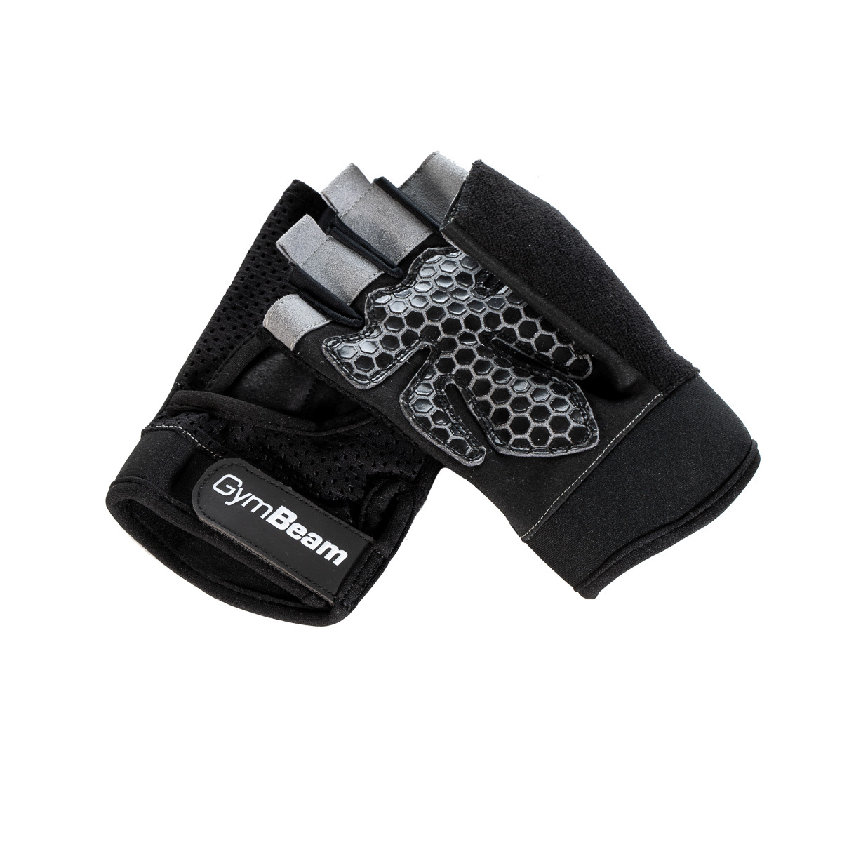 Fitness rukavice Grip black M - GymBeam GymBeam