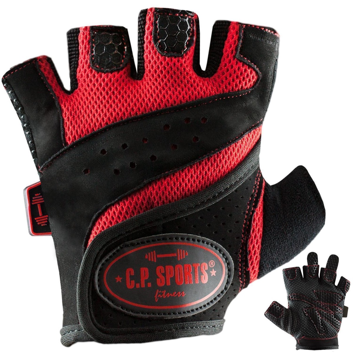 Fitness rukavice červené S - C.P. Sports C.P. Sports