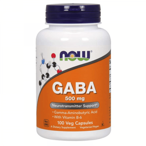 GABA 500 mg 100 kaps. - NOW Foods NOW Foods