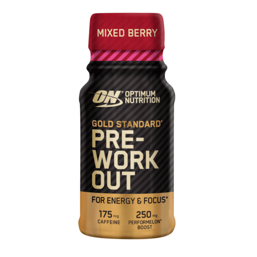 Gold Standard Pre-Workout Shot 60 ml mix bobulovitého ovoce - Optimum Nutrition Optimum Nutrition