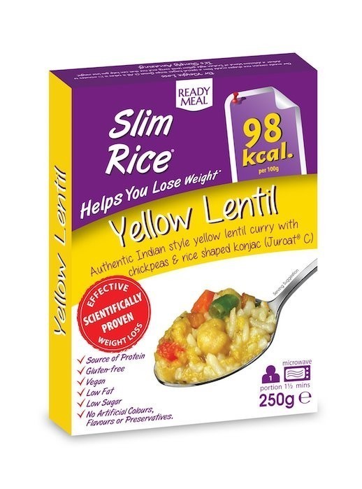 Hotové jídlo Slim Rice Yellow Lentil 250 g - Slim Pasta Slim Pasta
