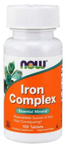 Iron Complex 100 tab. - NOW Foods NOW Foods
