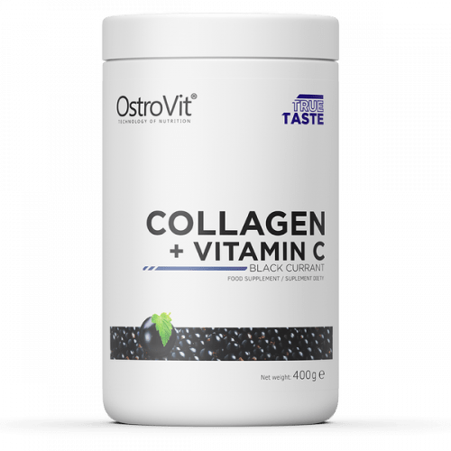 Kolagen + Vitamín C 400 g Raspberry lemonade with mint - OstroVit OstroVit