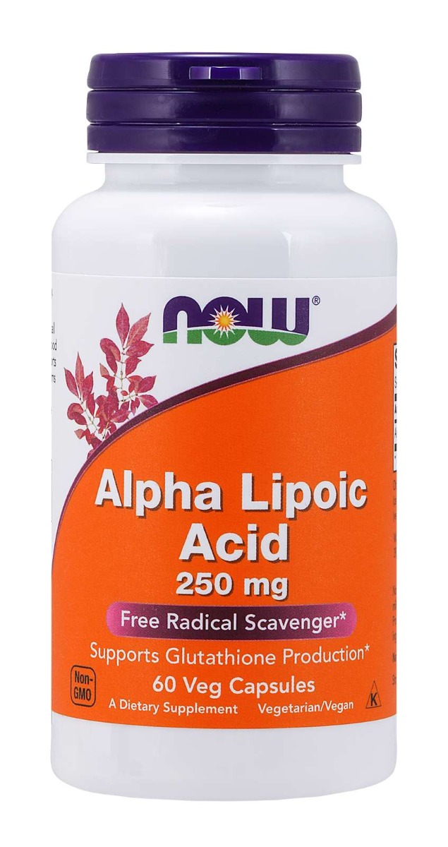Kyselina alfa-lipoová 250 mg 120 kaps. - NOW Foods NOW Foods