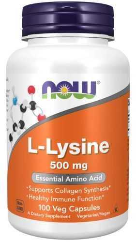 L-Lysin 500 mg Vegan kaps 100 kaps. - NOW Foods NOW Foods