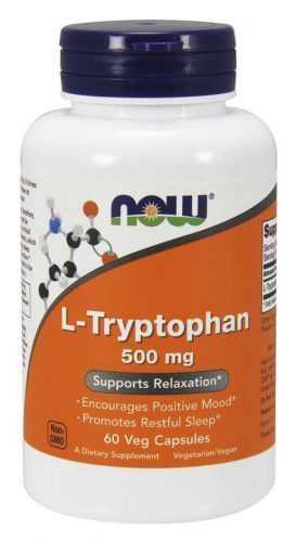 L-Tryptofan 500 mg 60 kaps. - NOW Foods NOW Foods