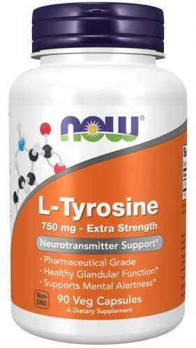 L-tyrosin Extra Silný 750 mg 90 kaps. - NOW Foods NOW Foods