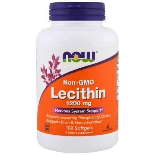 Lecitin 1200 mg 100 kaps. - NOW Foods NOW Foods