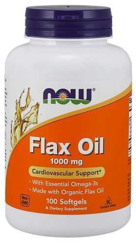 Lněný olej 1000 mg 100 kaps. - NOW Foods NOW Foods