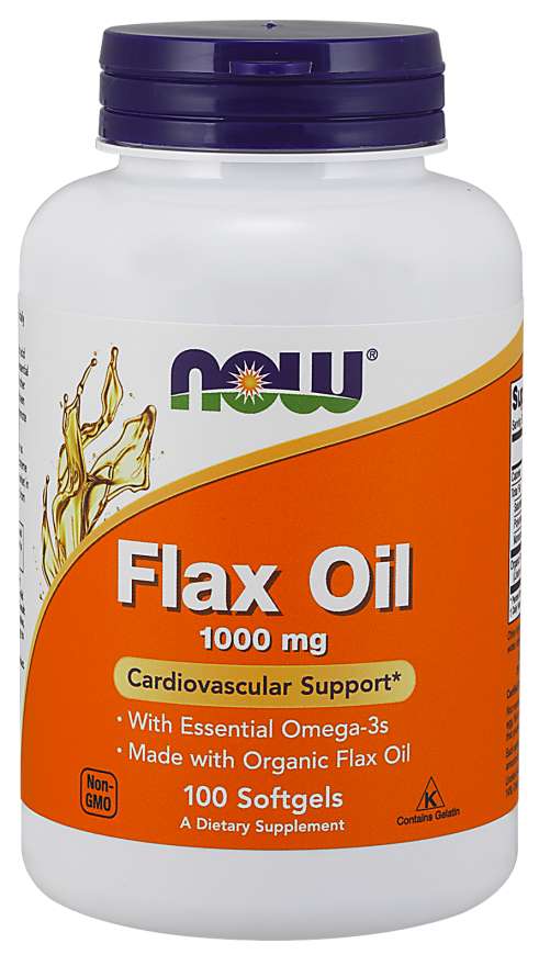Lněný olej 1000 mg 250 kaps. - NOW Foods NOW Foods
