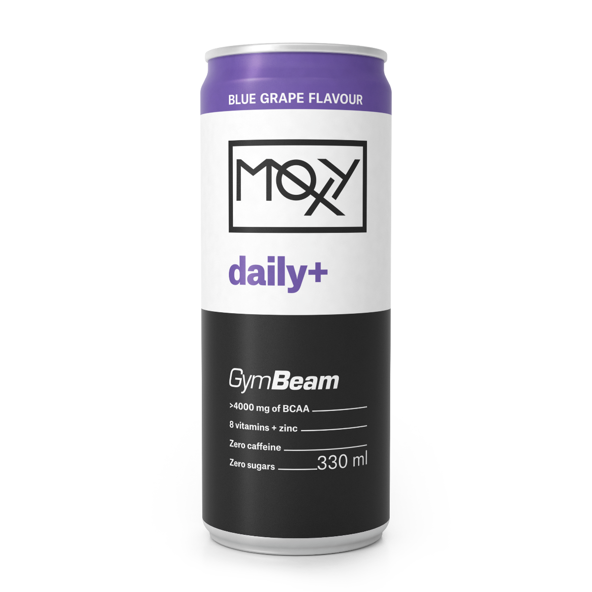 MOXY daily+ 330 ml modré hrozny - GymBeam GymBeam