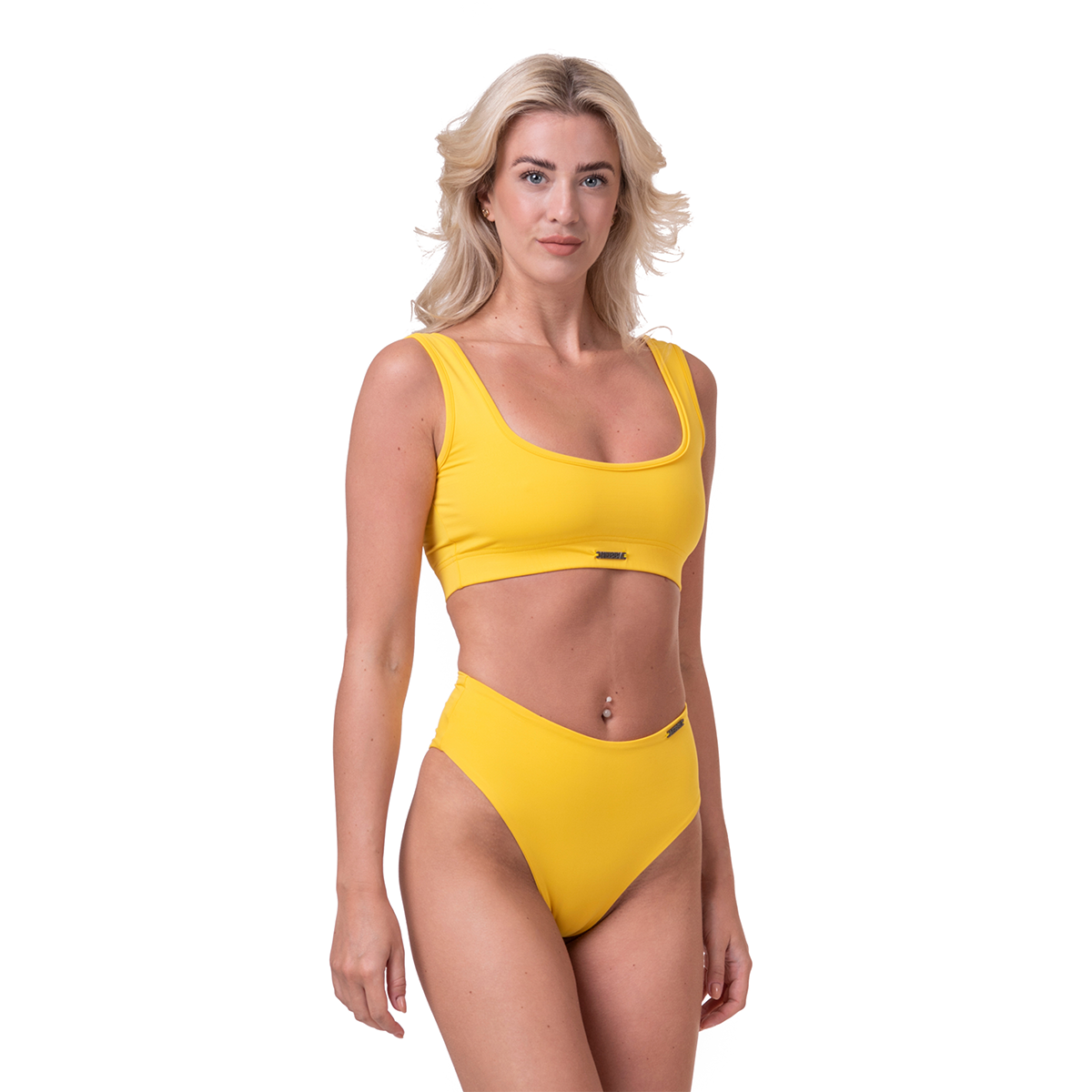 Miami Sporty Bikini vrchní díl yellow S - NEBBIA NEBBIA
