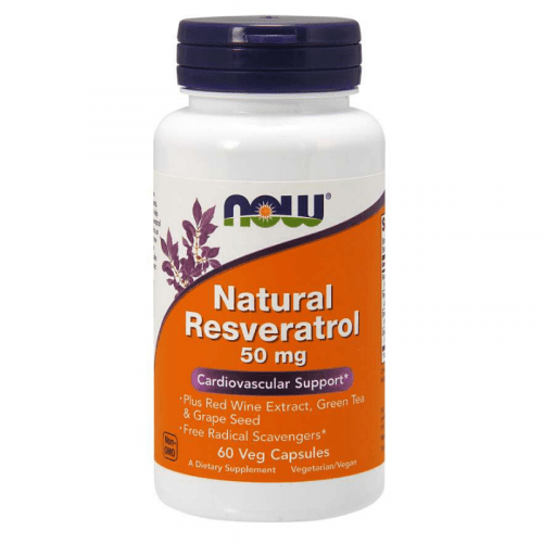 Natural Resveratrol 60 kaps. - NOW Foods NOW Foods