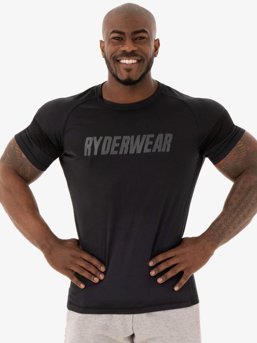 Pánské tričko Flex Mesh Black L - Ryderwear Ryderwear
